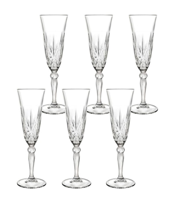 Boite de 6 flutes Mélodia...