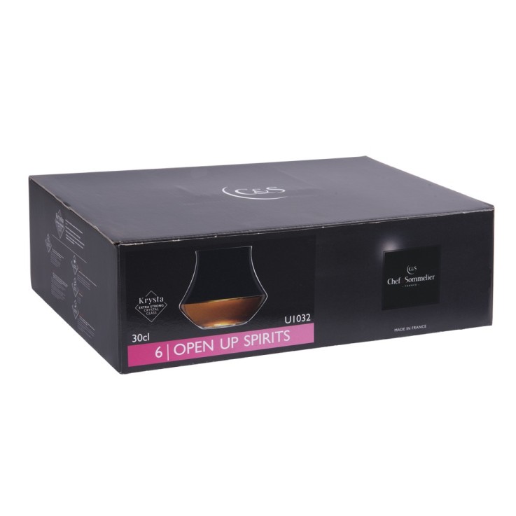 Gobelet whisky Open up Spirit (lot de 6) en kwarx