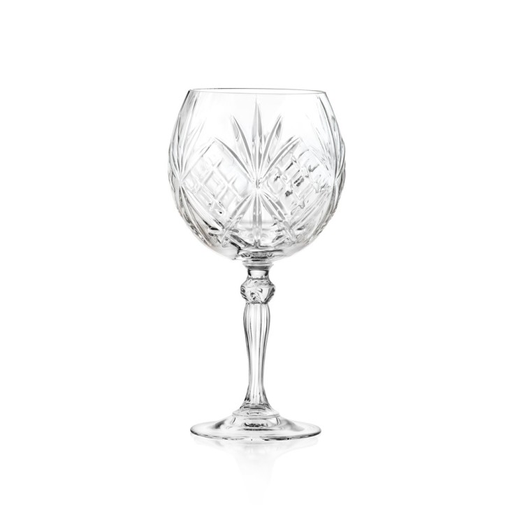 Boîte de 6 verres à pied cocktail Mélodia 65 cl en cristallin