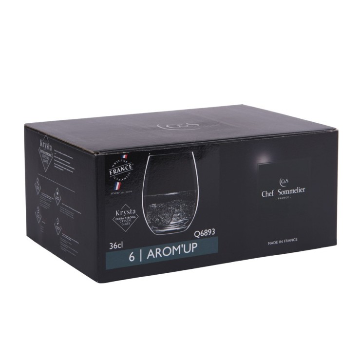 Gobelet Arom'up 36 cl (lot de 6) en cristallin