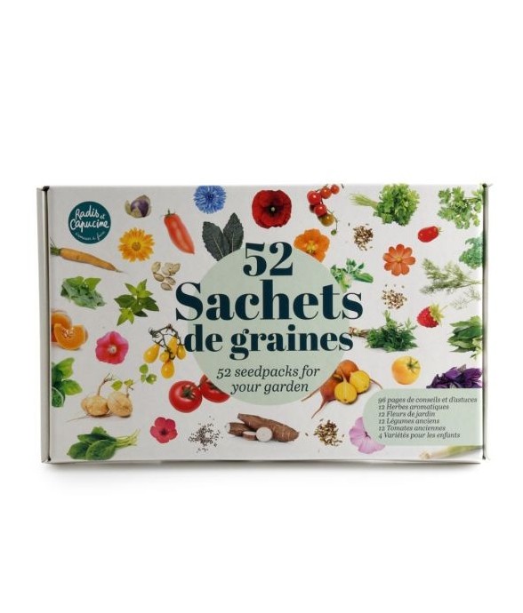 Coffret 52 sachets de graines