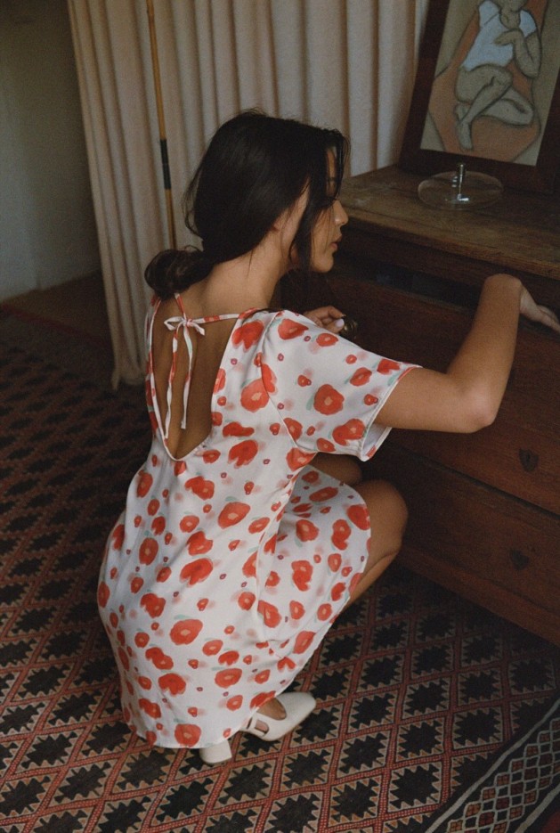 Robe courte Laura Fibres Recyclées