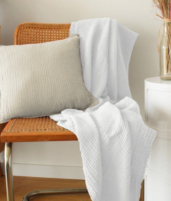 Plaid Simplement Gaufré en...