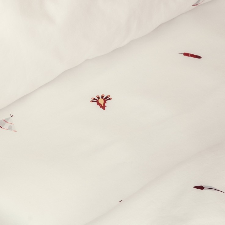 Drap housse Coton Bio Petite Plume 1 personne
