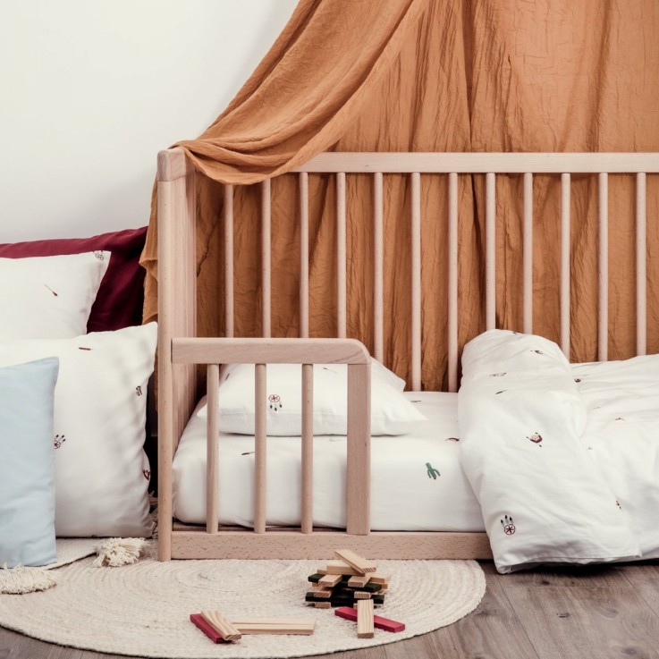 Drap housse Coton Bio pour Lit bébé Petite Plume