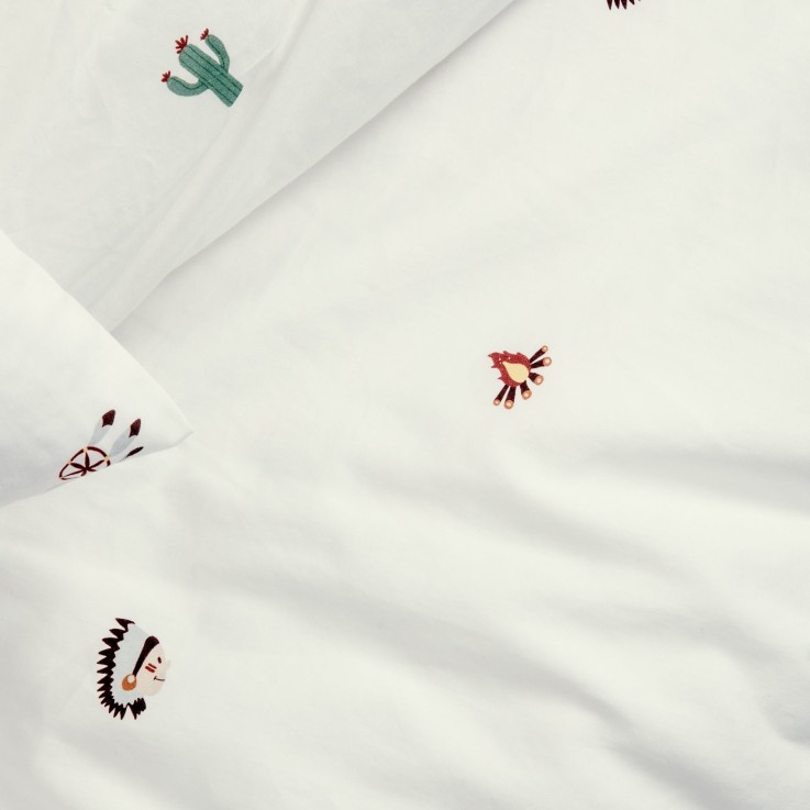 Drap housse Coton Bio pour landau Petite Plume