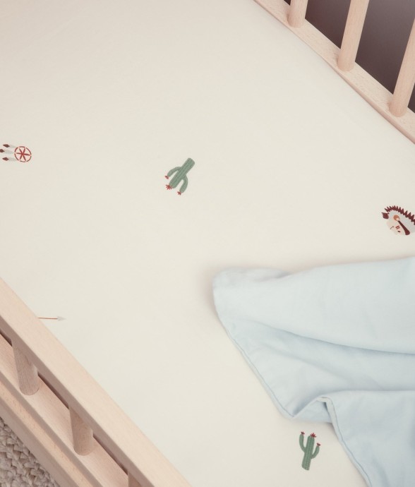Drap housse Coton Bio...