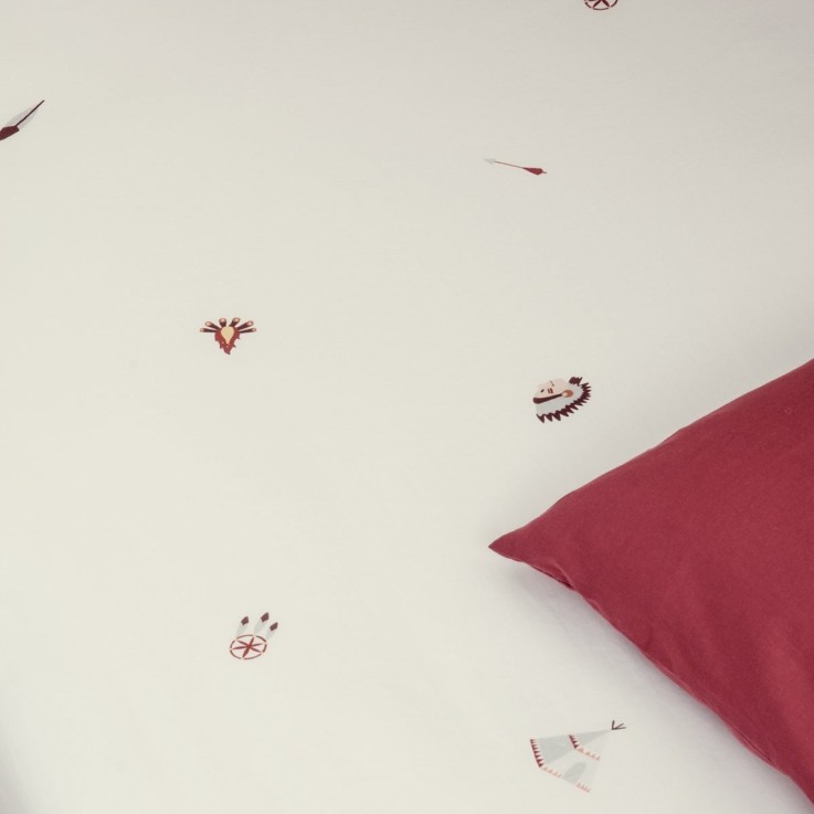 Drap housse Coton Bio berceau Petite Plume