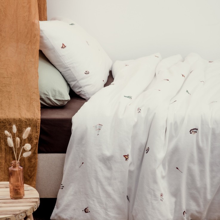 Housse de couette Coton Bio 1 personne Petite Plume