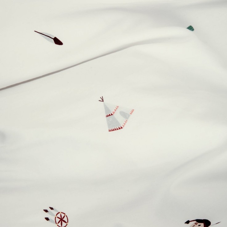 Housse de couette Coton Bio 1 personne Petite Plume