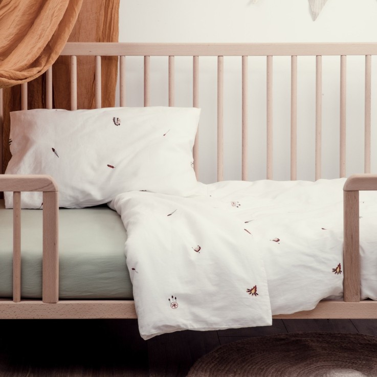 Housse de couette Coton Bio bébé Petite Plume