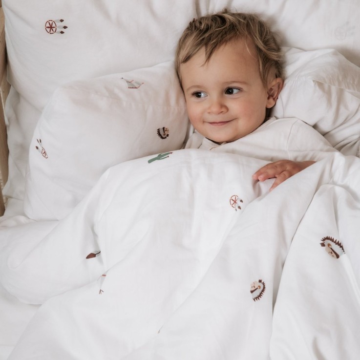 Housse de couette Coton Bio bébé Petite Plume
