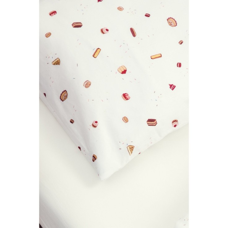 Taie d'oreiller Coton Bio Gourmandises