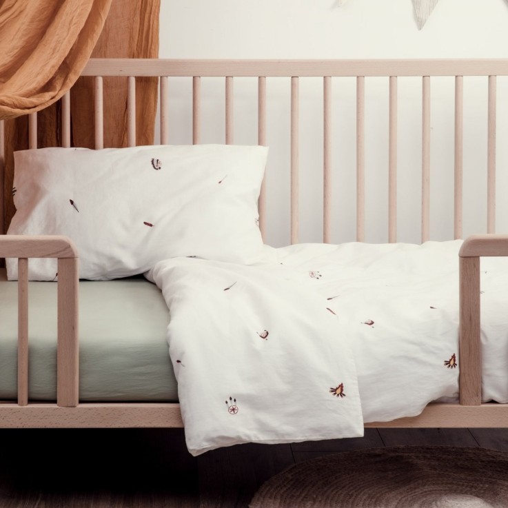 Taie d'oreiller Coton Bio Petite Plume