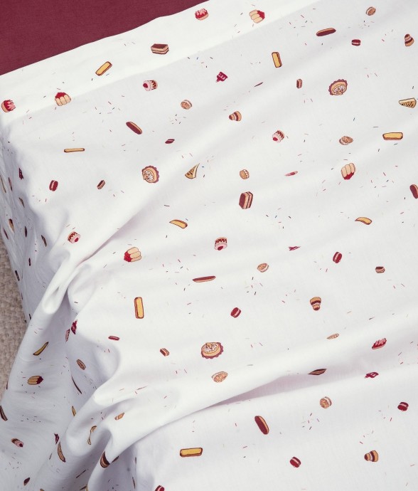Drap plat 1 personne Coton...