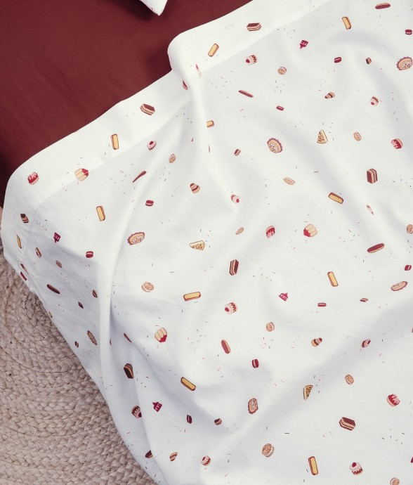 Drap plat Bébé Coton Bio...