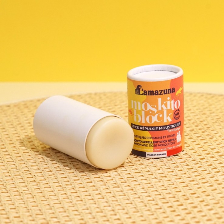 Recharge Moskito Block - Stick répulsif moustiques (50g)