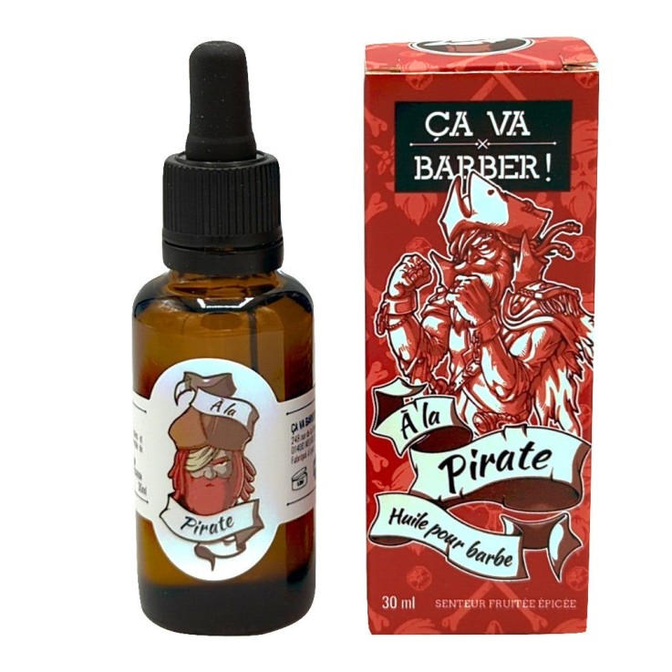 Huile pour barbe Bio Senteur Epicée et Fruitée (30 ml) À la Pirate