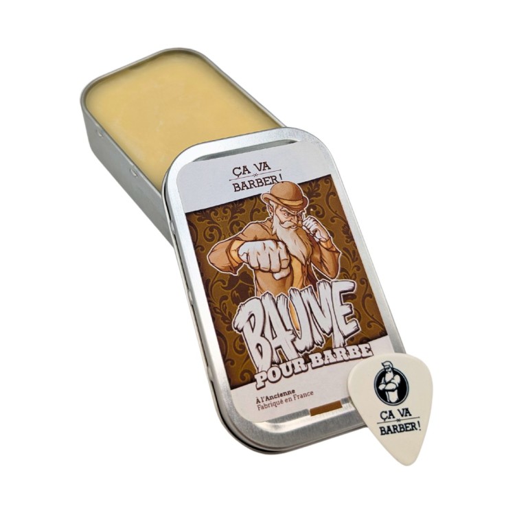 Baume pour Barbe Bio Senteur Cuirée (35 g) À l'Ancienne