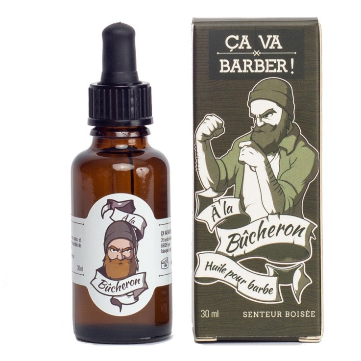 Huile pour barbe Bio Senteur Boisée (30 ml) À la bucheron