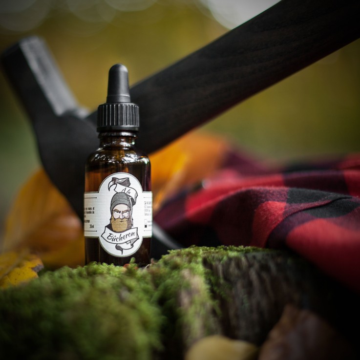 Huile pour barbe Bio Senteur Boisée (30 ml) À la bucheron