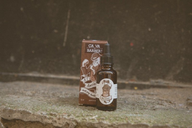 Huile pour barbe Bio Senteur Cuirée (30 ml) À l'Ancienne