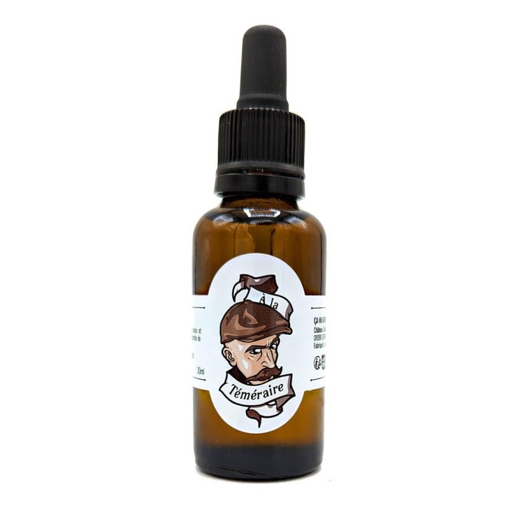 Huile pour barbe Bio Senteur Gourmande et Epicée (30 ml) À la Téméraire