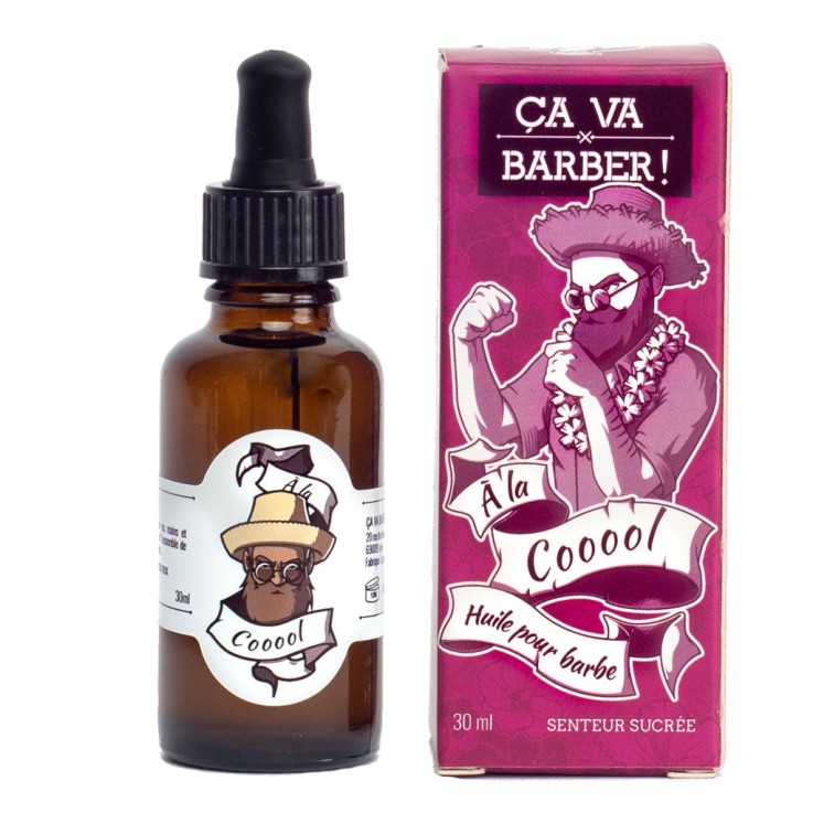 Huile pour barbe Bio Senteur Sucrée (30 ml) À la Cool