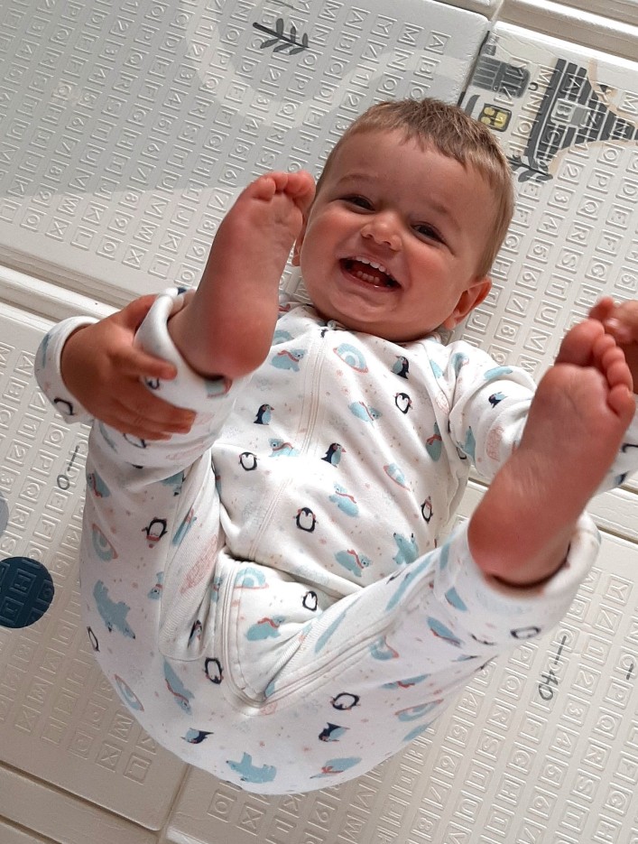 Pyjama bébé zippé et évolutif Pin-pin-pingouins en Coton Bio