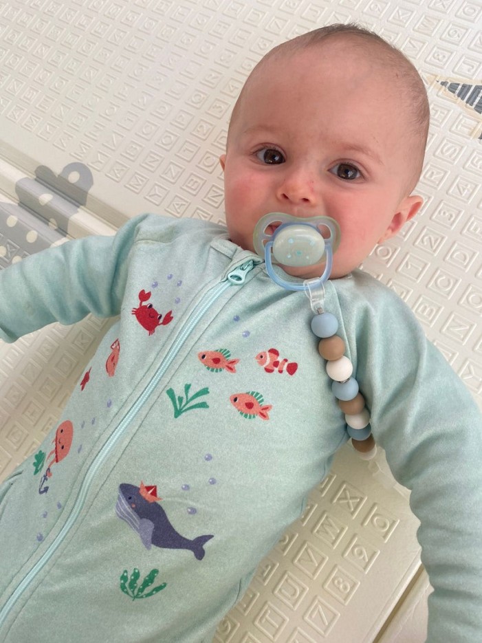 Pyjama bébé zippé et évolutif Nager en Coton Bio