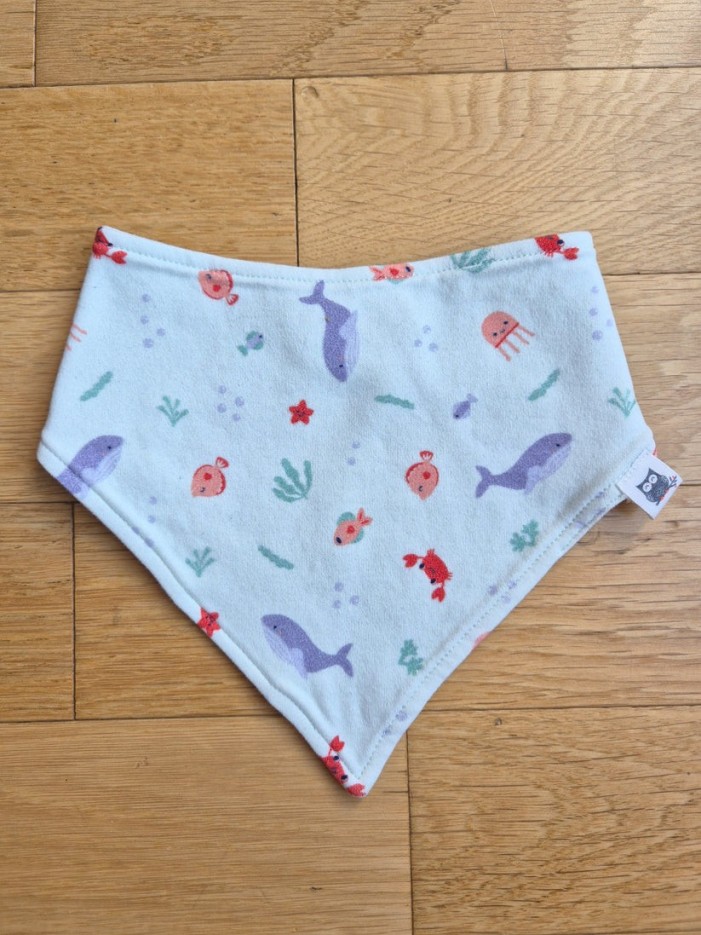 Bavoir bandana Coton Bio