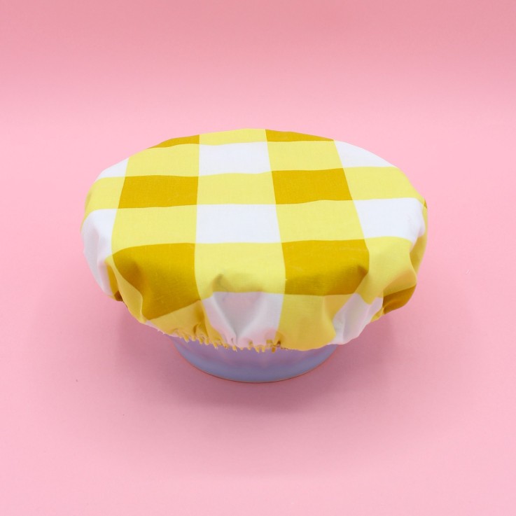 Charlotte couvre plat en coton enduit