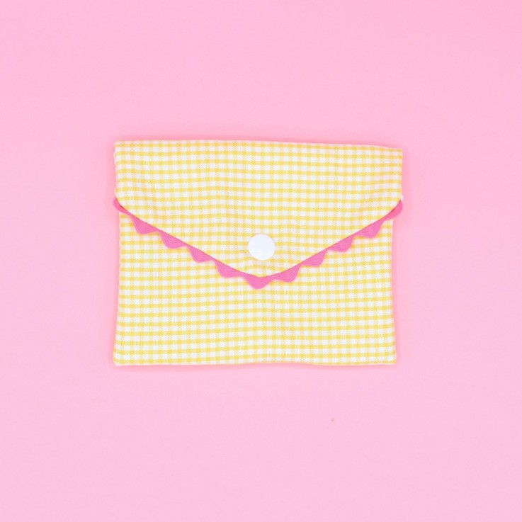 Pochette à savon en coton