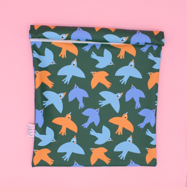 Sac maillot tissu en coton enduit