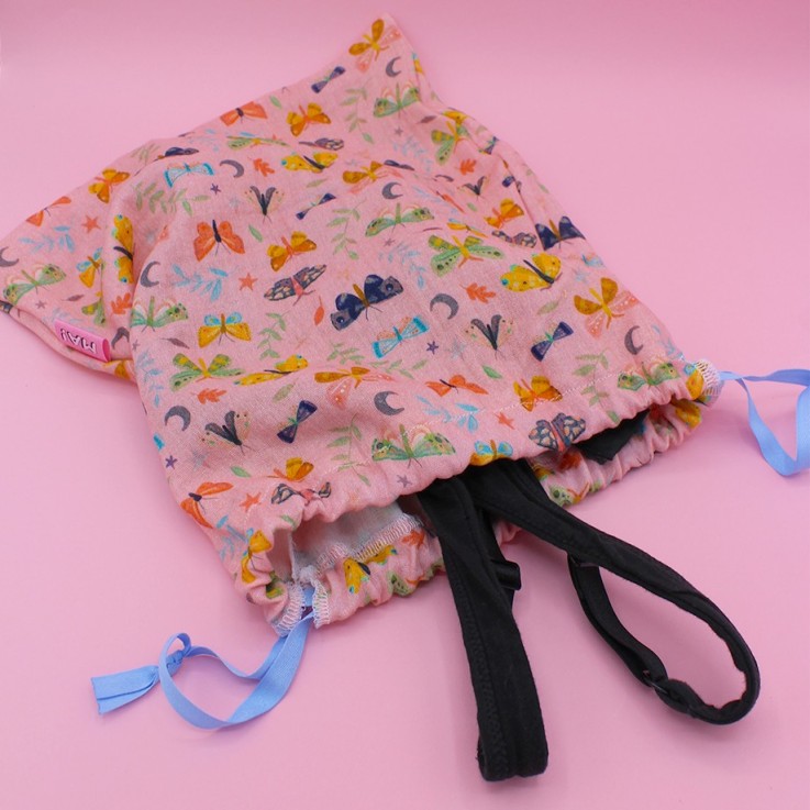 Sac de voyage lingerie double gaze coton