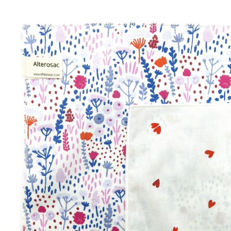 Mouchoirs lavables en coton x 4 (S)