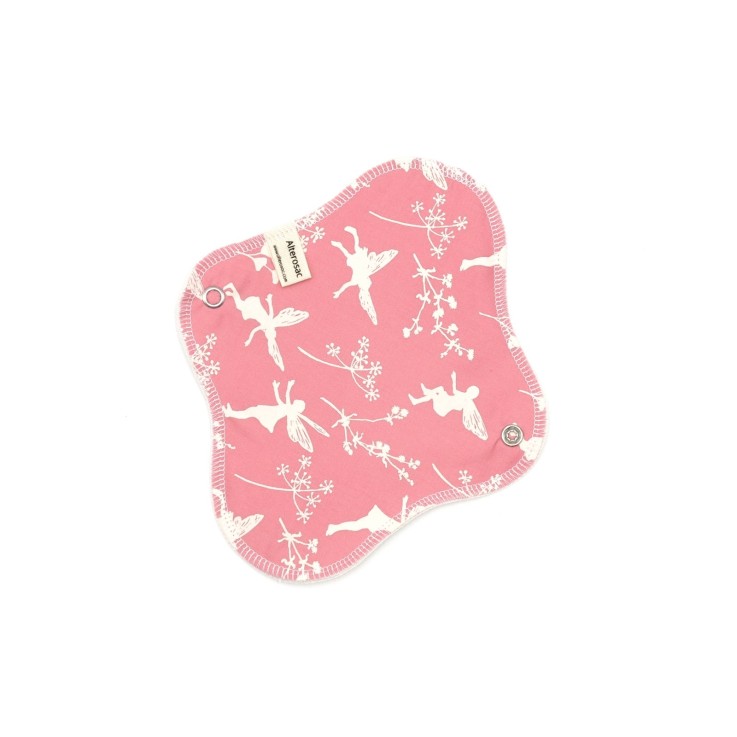 Serviette hygiénique lavable en Coton Bio S (flux léger)