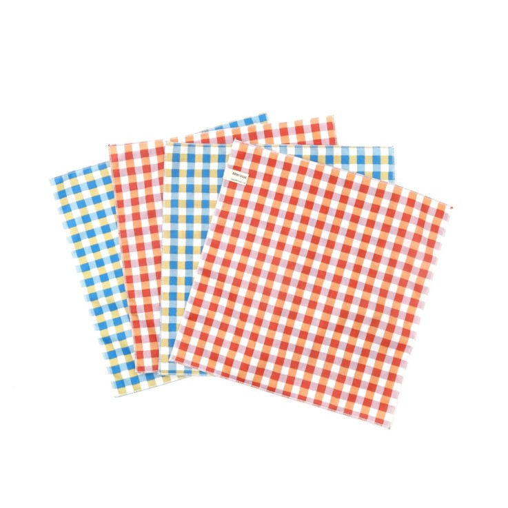 Mouchoirs lavables en coton x 4 (M)