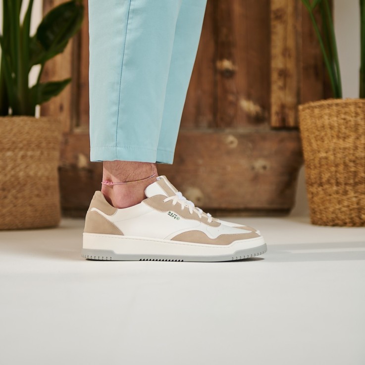 Basket basses Wave bianco Sand Vegan