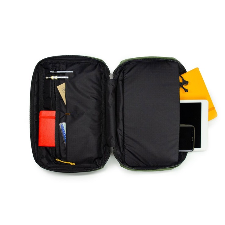 Sacoche Kernel Vert Forêt Matière upcyclée