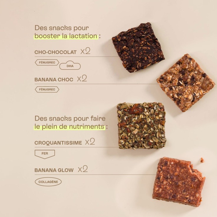 Lot Découverte allaitement Snacks Lactation