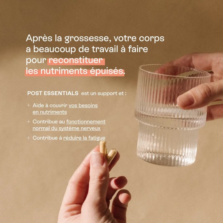 Post essentials Complément alimentaire Multi-vitamines post partum