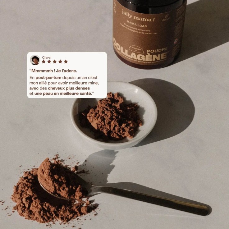 Mamaload Poudre Collagène goût cacao
