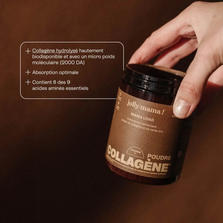 Mamaload Poudre Collagène goût cacao