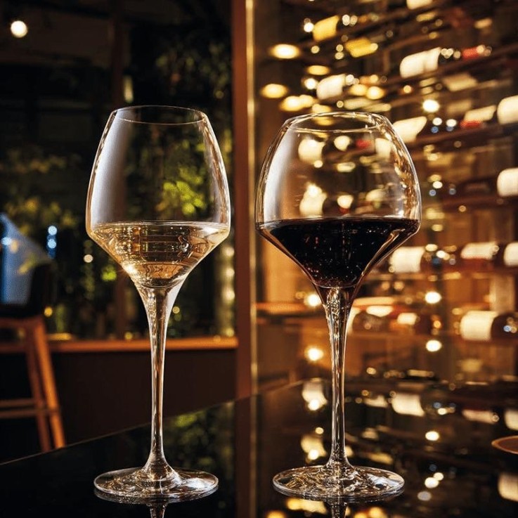 Verre à pied Soft Open up 47 cl (lot de 6) en kwarx