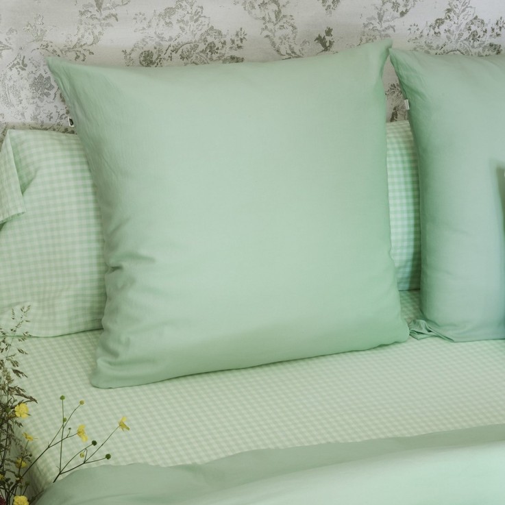 Drap housse Percale de Coton Bio Vichy adulte
