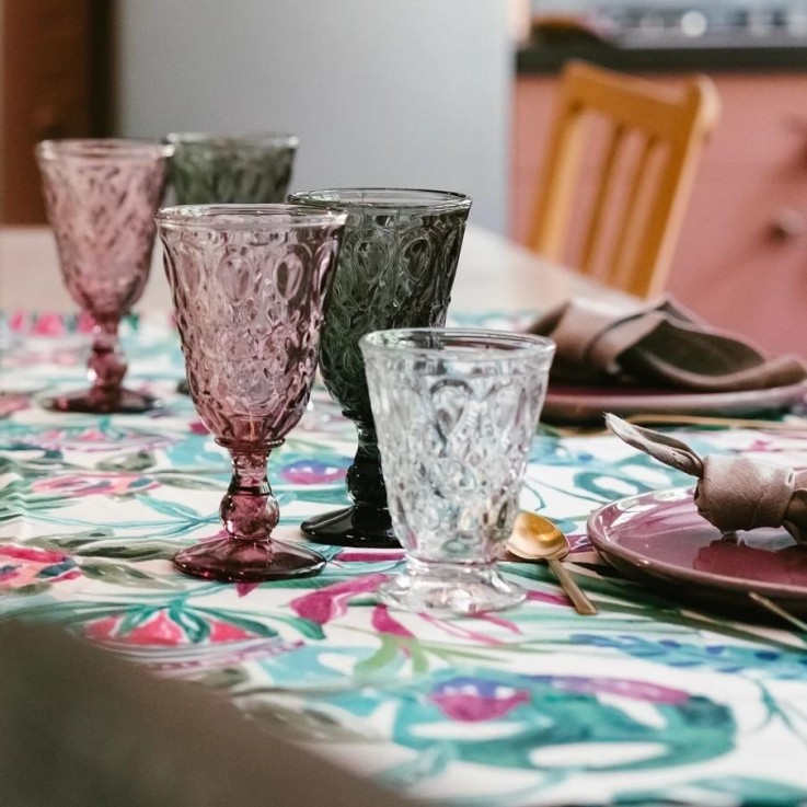Verre à Pied Lyonnais  23 cl gris (lot de 6)