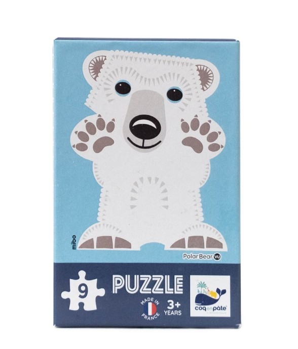 Puzzle enfant 9 pièces Ours...