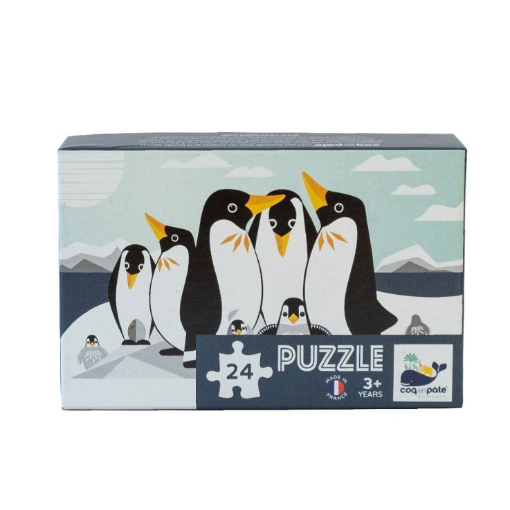 Puzzle enfant 24 pièces Famille Pingouin