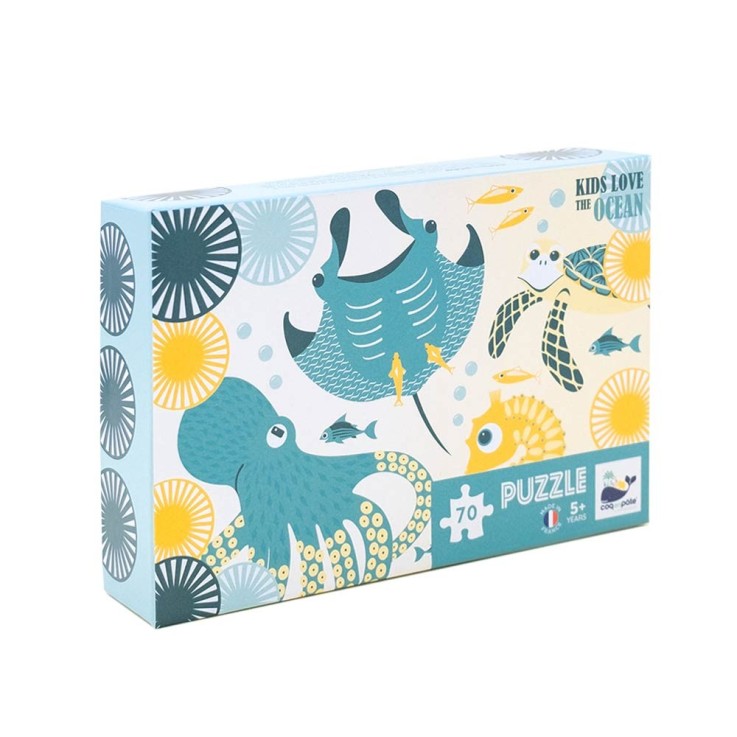 Puzzle enfant 70 pièces Océan